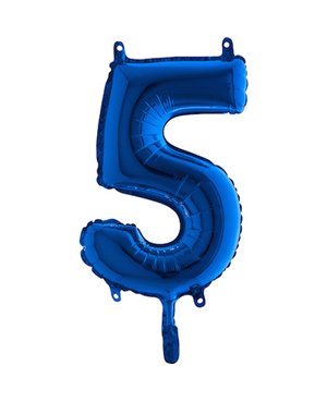 Globo-numero-cinco-14-metalizado