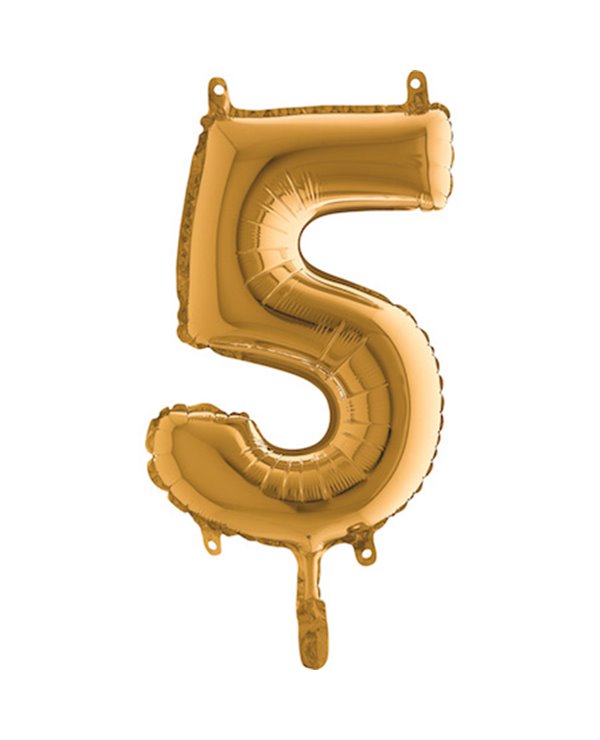 Globo-numero-cinco-14-metalizado
