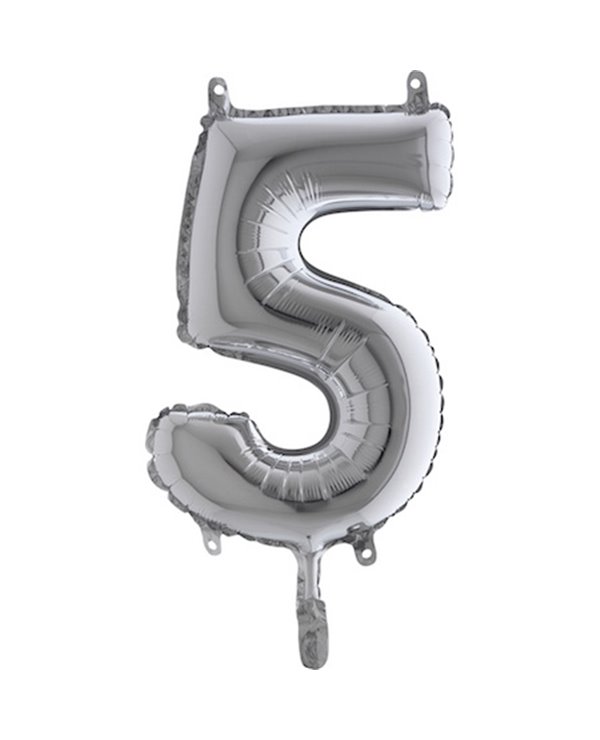 Globo-numero-cinco-14-metalizado