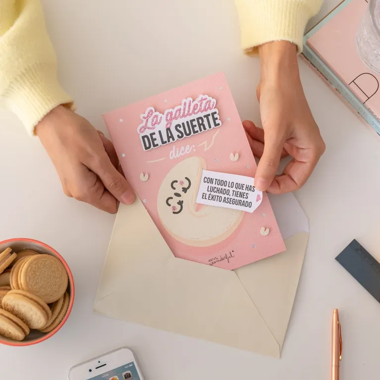 Postal "La galleta de la suerte" Mr Wonderful - Imagen 3