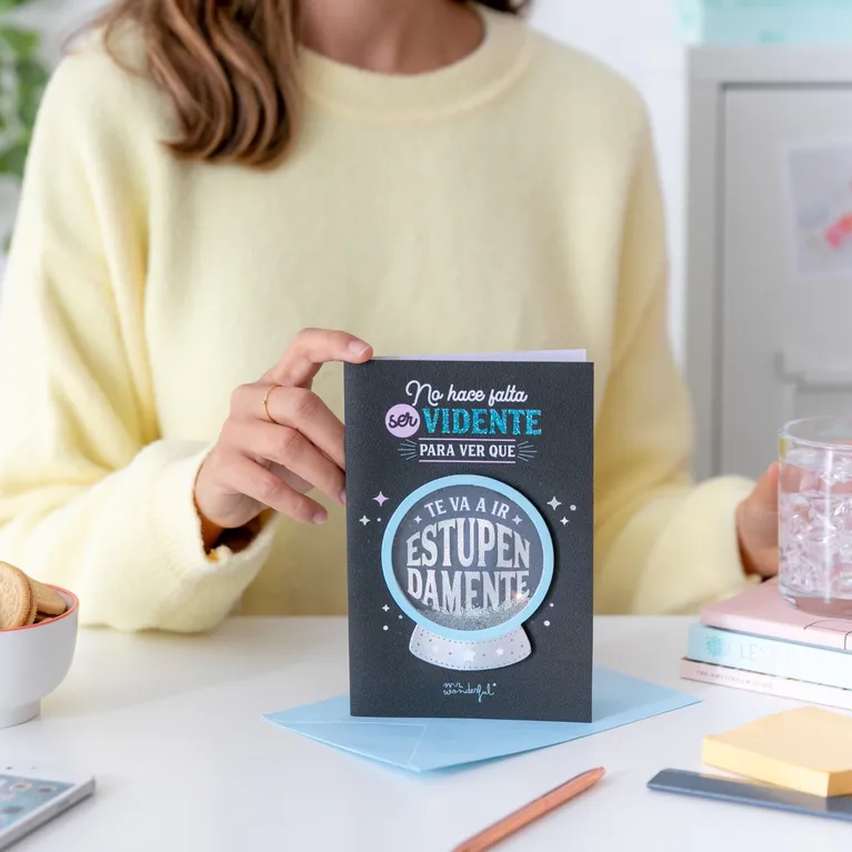 Postal "Va a ir estupendamente" Mr Wonderful - Imagen 2