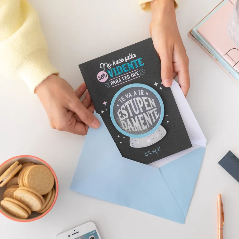 Postal "Va a ir estupendamente" Mr Wonderful - Imagen 3