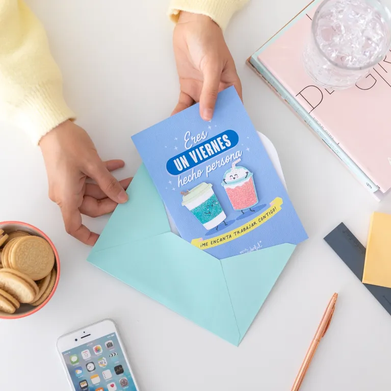 Postal "Eres un viernes hecho persona" Mr Wonderful - Imagen 3