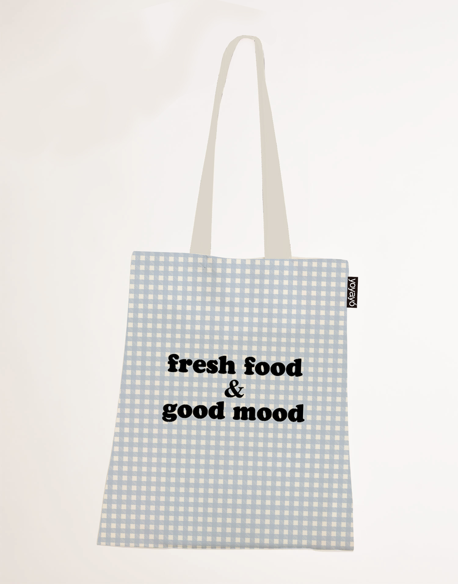 Tote Bag Yoyayó Vichy Azul