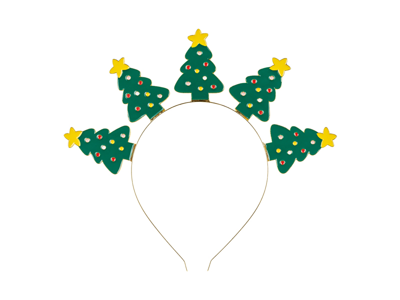Diadema de Árboles de Navidad