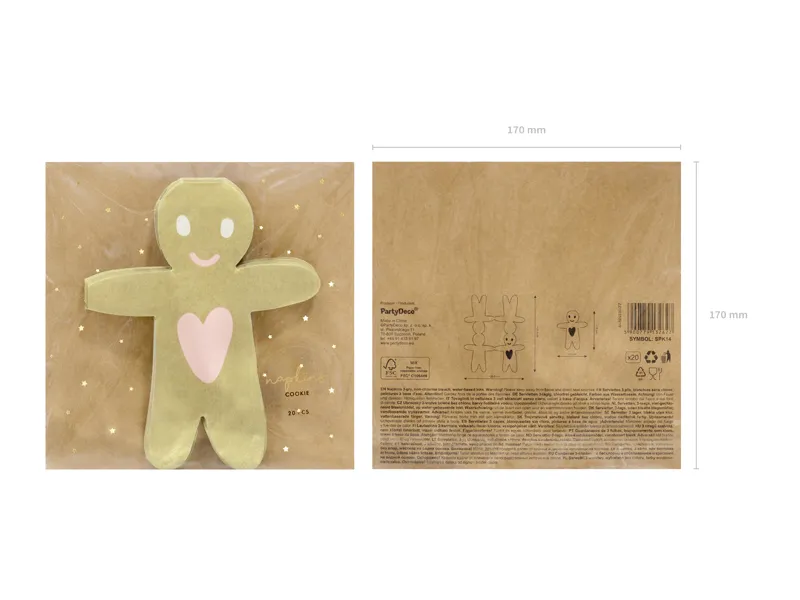 Servilletas Galleta de Jengibre - Imagen 3