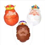 Globos de foil reyes magos
