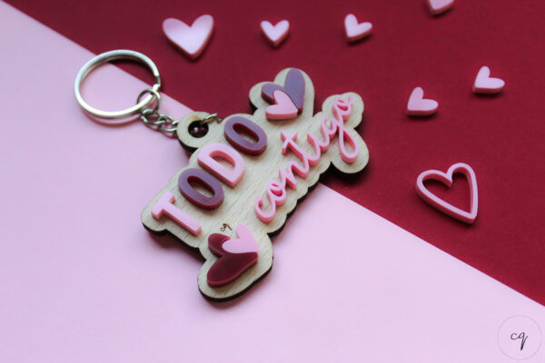 Llavero Todo Contigo Cuqueta