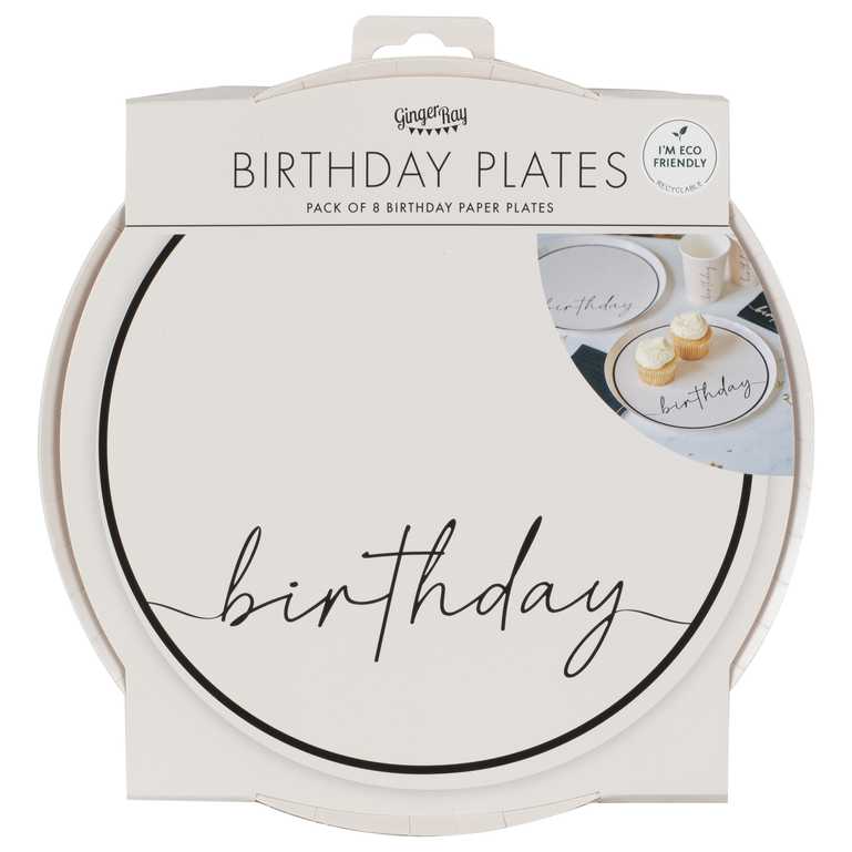 Platos Nude Happy Birthday - Imagen 2