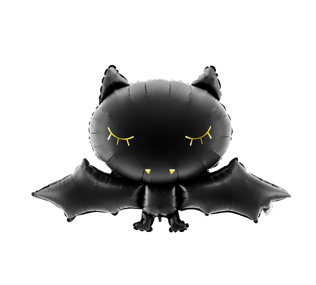 Globo de foil murciélago negro para Halloween